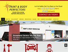 Tablet Screenshot of paintandbodyperfectors.com